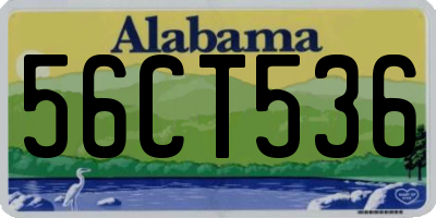 AL license plate 56CT536