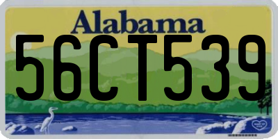 AL license plate 56CT539