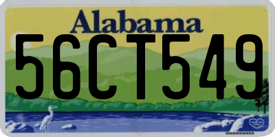 AL license plate 56CT549