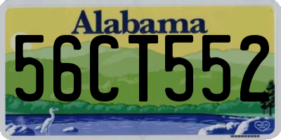 AL license plate 56CT552