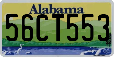 AL license plate 56CT553
