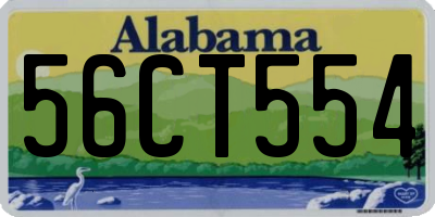 AL license plate 56CT554