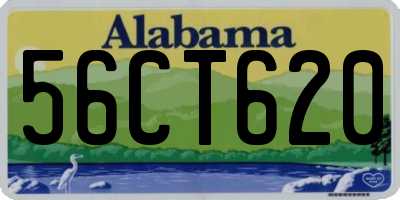 AL license plate 56CT620
