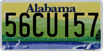 AL license plate 56CU157