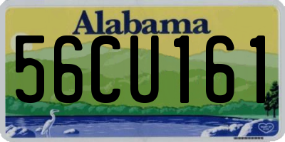 AL license plate 56CU161
