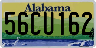 AL license plate 56CU162