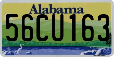 AL license plate 56CU163
