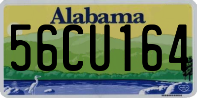 AL license plate 56CU164