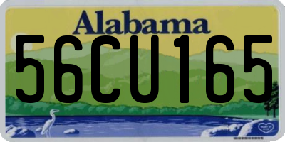 AL license plate 56CU165