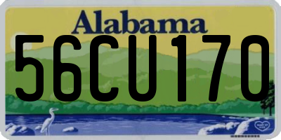 AL license plate 56CU170