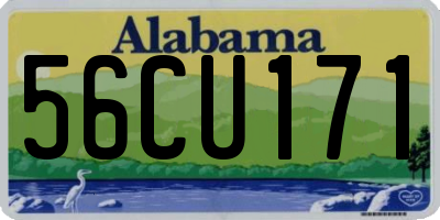 AL license plate 56CU171