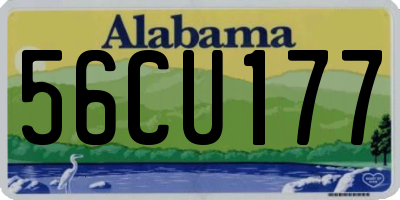 AL license plate 56CU177