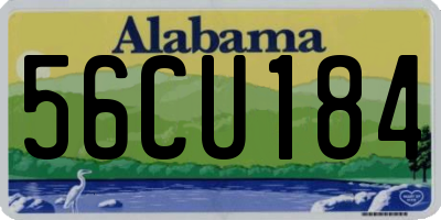 AL license plate 56CU184