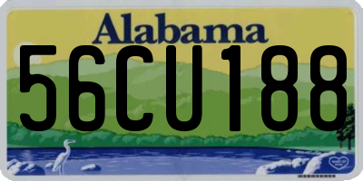 AL license plate 56CU188