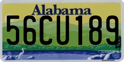 AL license plate 56CU189