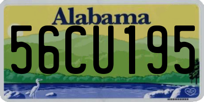 AL license plate 56CU195