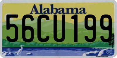 AL license plate 56CU199