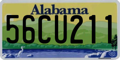 AL license plate 56CU211