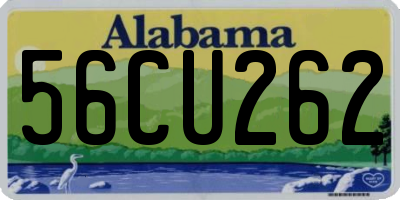 AL license plate 56CU262
