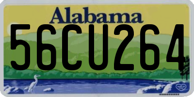 AL license plate 56CU264