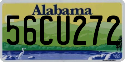 AL license plate 56CU272