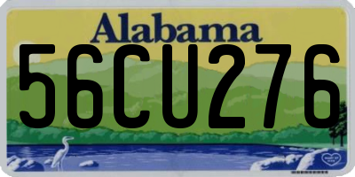 AL license plate 56CU276