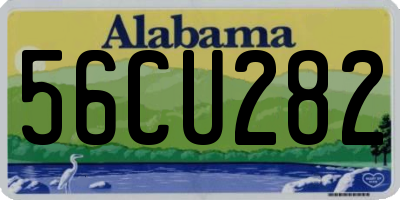 AL license plate 56CU282