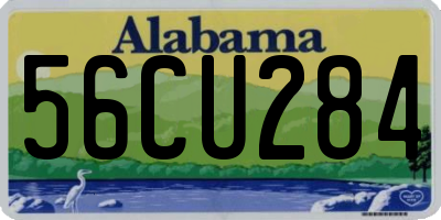 AL license plate 56CU284
