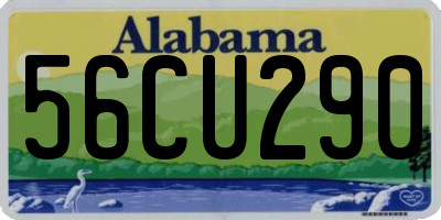 AL license plate 56CU290