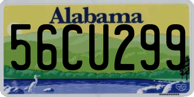 AL license plate 56CU299