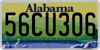AL license plate 56CU306