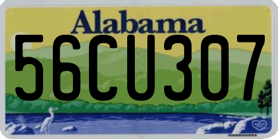 AL license plate 56CU307