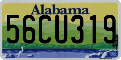 AL license plate 56CU319