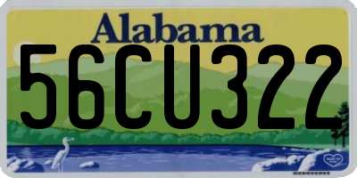 AL license plate 56CU322