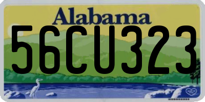 AL license plate 56CU323