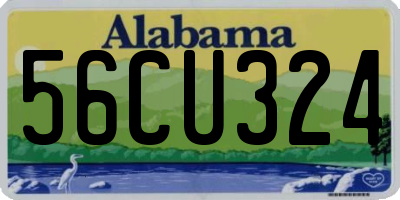 AL license plate 56CU324