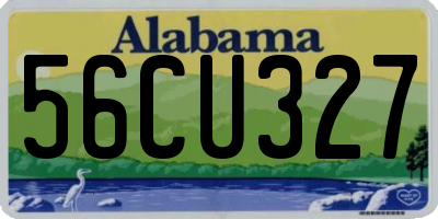 AL license plate 56CU327