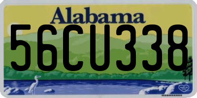 AL license plate 56CU338
