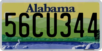 AL license plate 56CU344