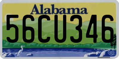 AL license plate 56CU346