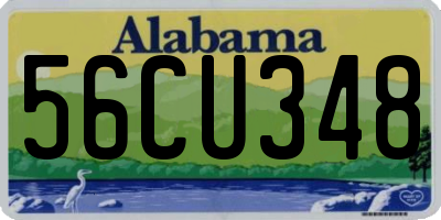 AL license plate 56CU348