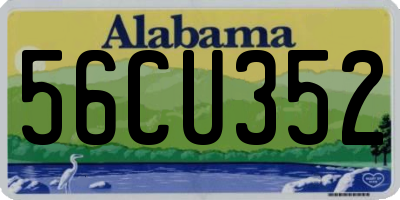 AL license plate 56CU352