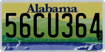 AL license plate 56CU364
