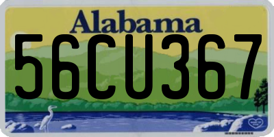 AL license plate 56CU367