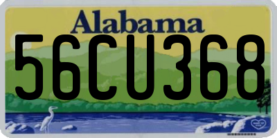 AL license plate 56CU368