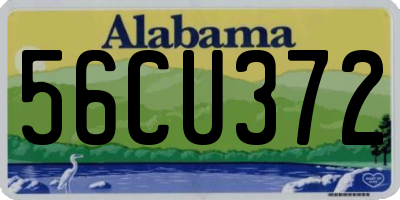 AL license plate 56CU372