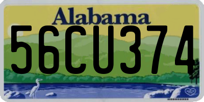 AL license plate 56CU374