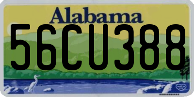 AL license plate 56CU388