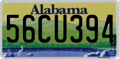 AL license plate 56CU394