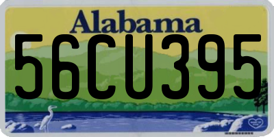 AL license plate 56CU395